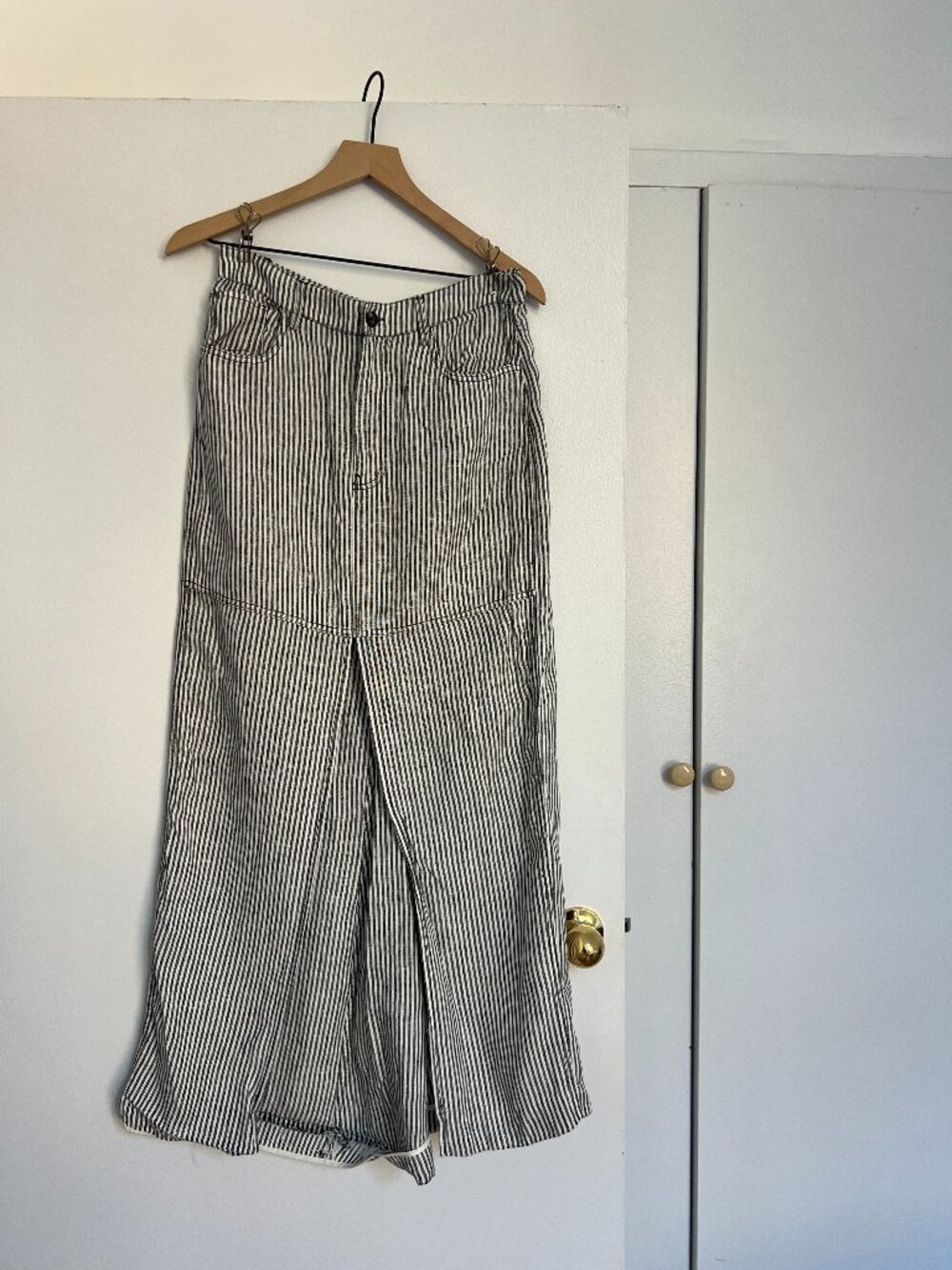 Reformation Jazz Maxi Linen Skirt Vineyard Size 6